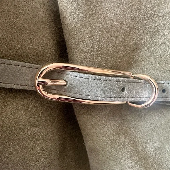 LIFFNER BELTED BUCKLE BAG - HERB SUEDE - Picture 7 of 8